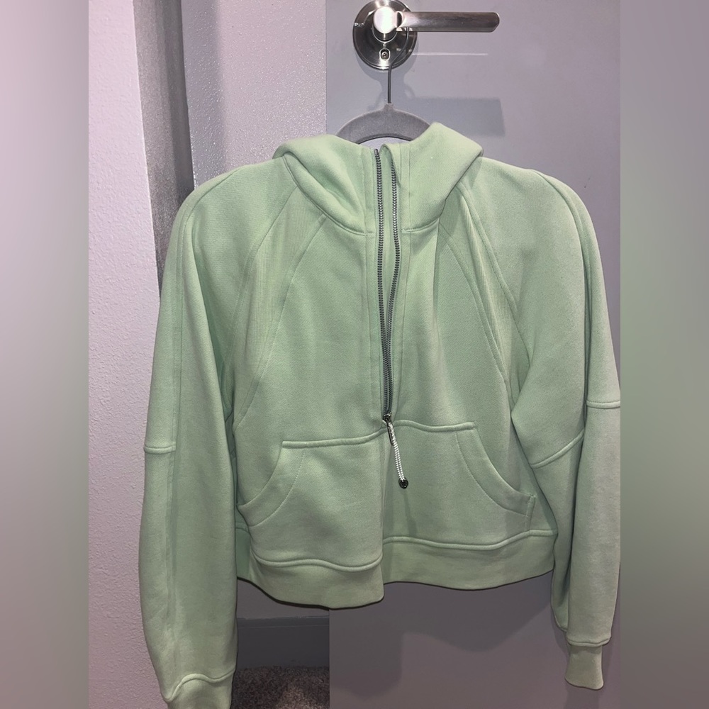 Light Green Lululemon Scuba Hoodie